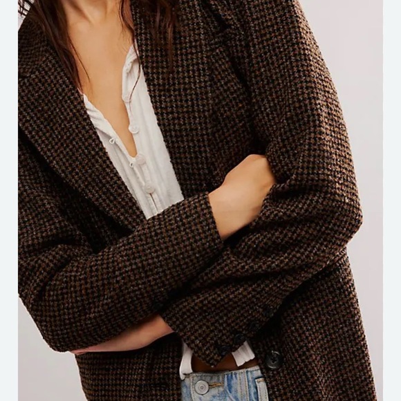Free People Hailey Tweed Duster - Picture 2 of 2